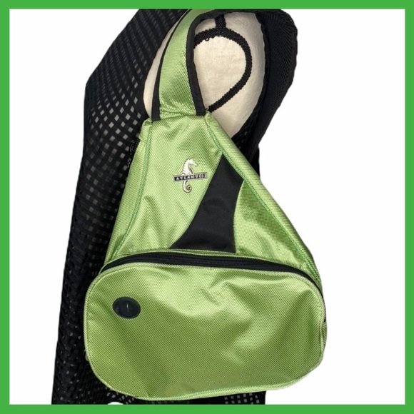 Atlantic Lime Shoulder Travel Backpack - Picture 3 of 5